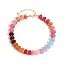 Chunky Acrylic Bead Earrings for Women, Colorful Statement Drop Dangle Earrings, Gold Tone Fashion Jewelry for Vacation, Resort, Beach, Party & Sum